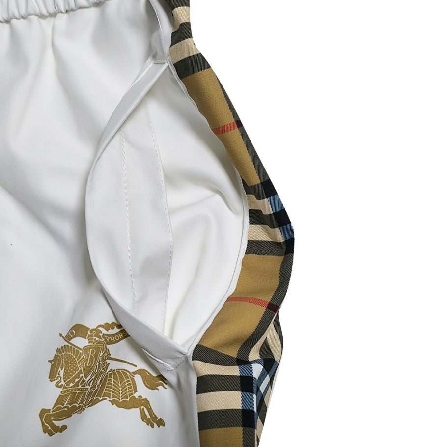 Shorts Estivi Premium White Check